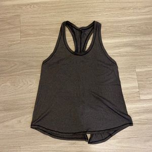 Tied back workout tank
